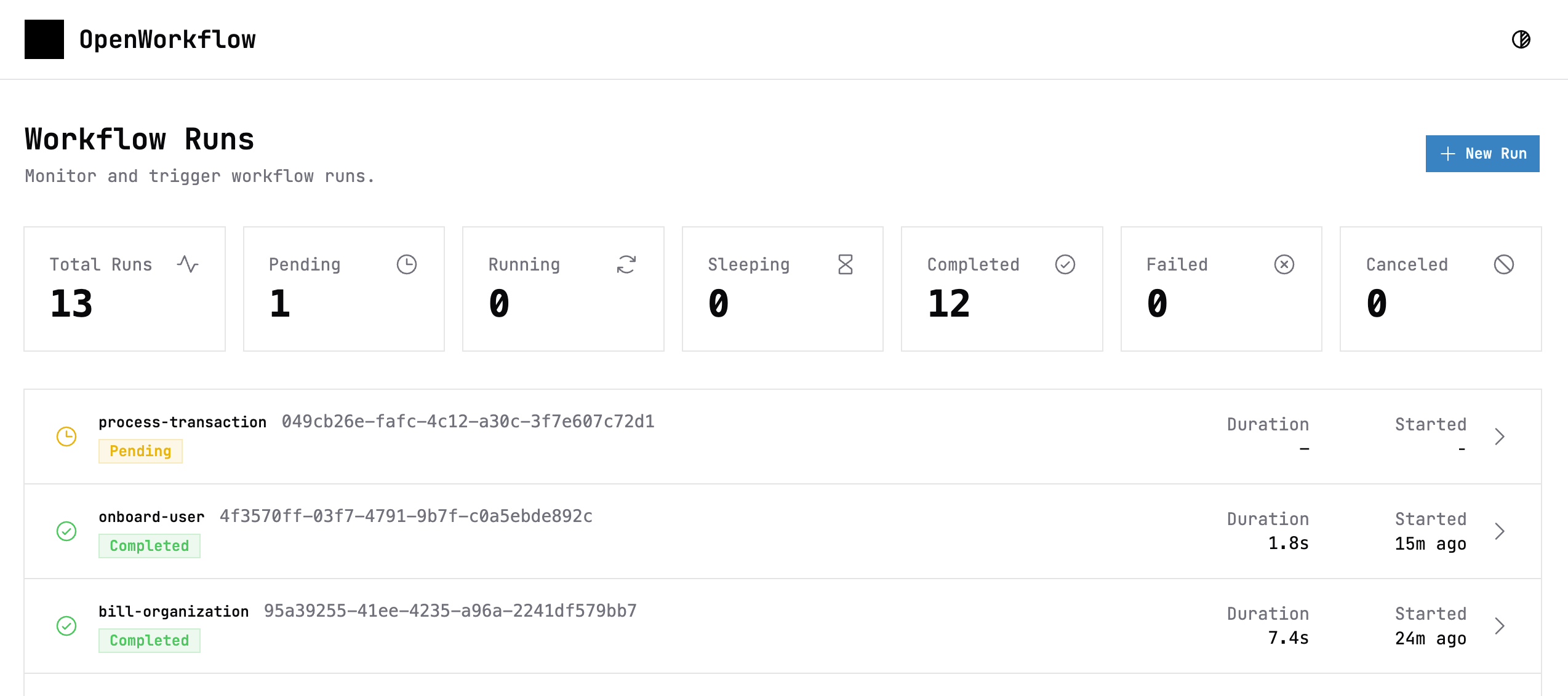 The open source workflow engine - OpenWorkflow